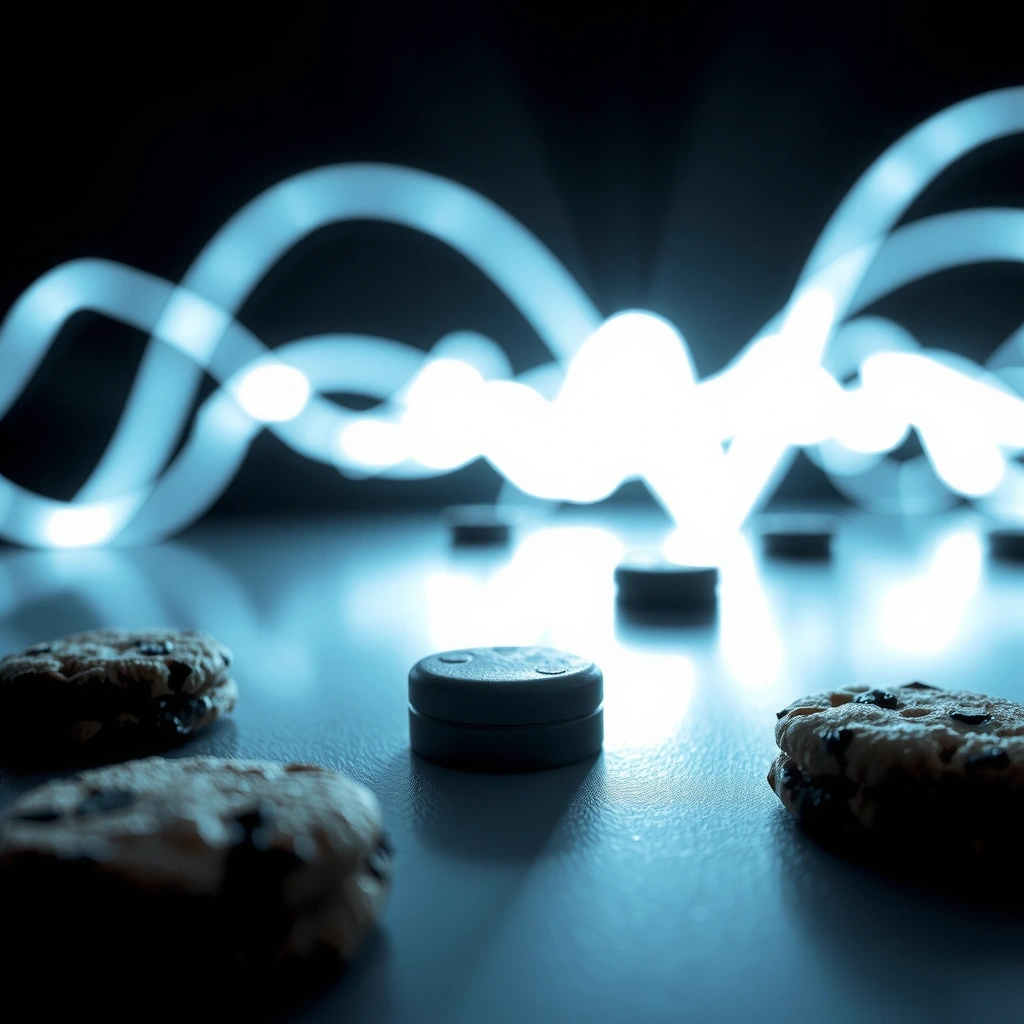 Abstract digital background representing data streams